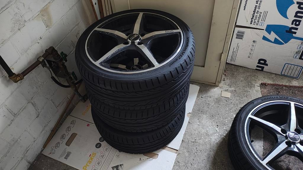 OZ Canova velgen met Hankook Ventus V12 evo2 banden, Ophalen, Gebruikt