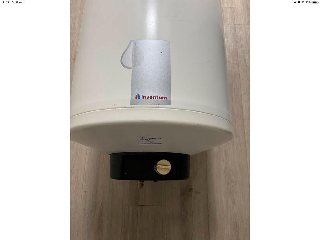Inventum EDR 80 liter boiler 4 jaar oud, Ophalen, 20 tot 100 liter, Boiler, Zo goed als nieuw