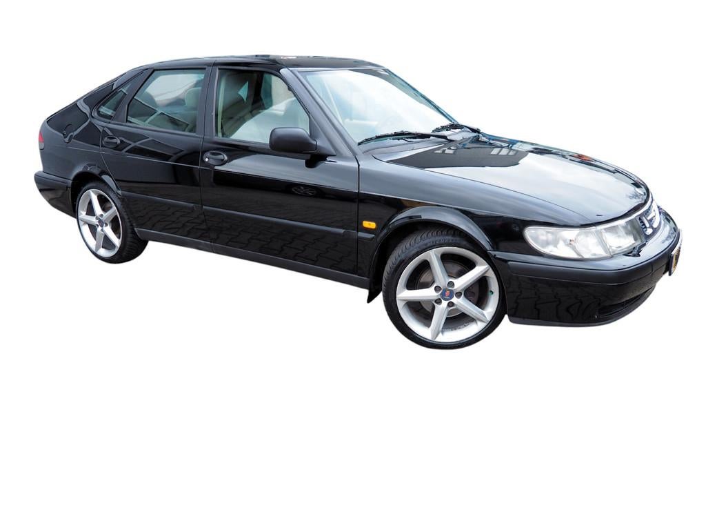 Saab 9-3 2.0 AIRCO SCHUIFD. LM VELGEN ELEK. PAKKET, Auto's, Oldtimers, Zwart, Bedrijf, Handgeschakeld, 130 pk