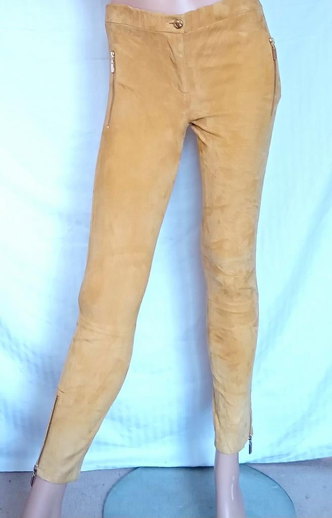 ARMA Leren Broek , Maat 36 , NIEUW, Verzenden, Geel, Nieuw, Maat 36 (S)