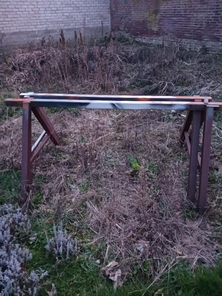 Schraag 2 stuks, Ophalen, Gebruikt, 170 cm of meer, Inklapbaar