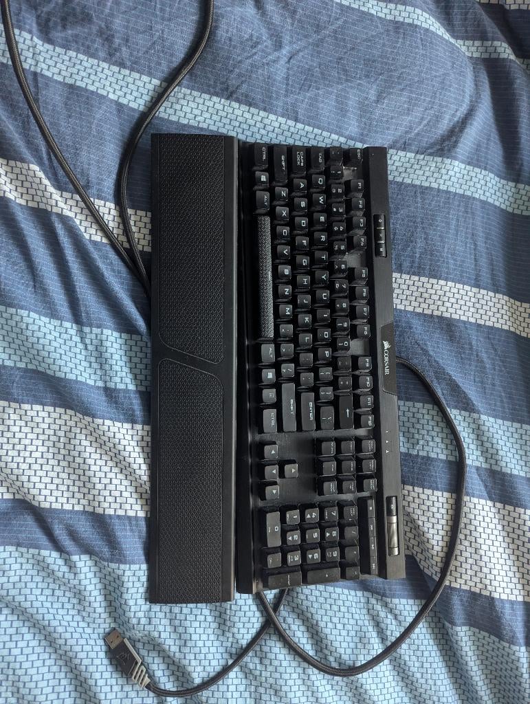 Corsair K70 MK2 mechanisch toetsenbord - MX brown, Gebruikt, Ophalen of Verzenden, Qwerty, Gaming toetsenbord