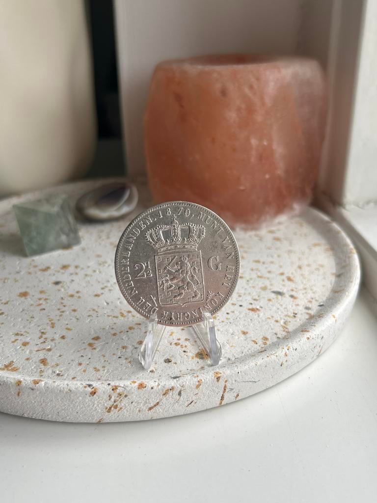 2,5 Gulden 1870 Zilver Koning Willem III, Postzegels en Munten, Munten | Nederland, Koning Willem III, Zilver, Ophalen of Verzenden