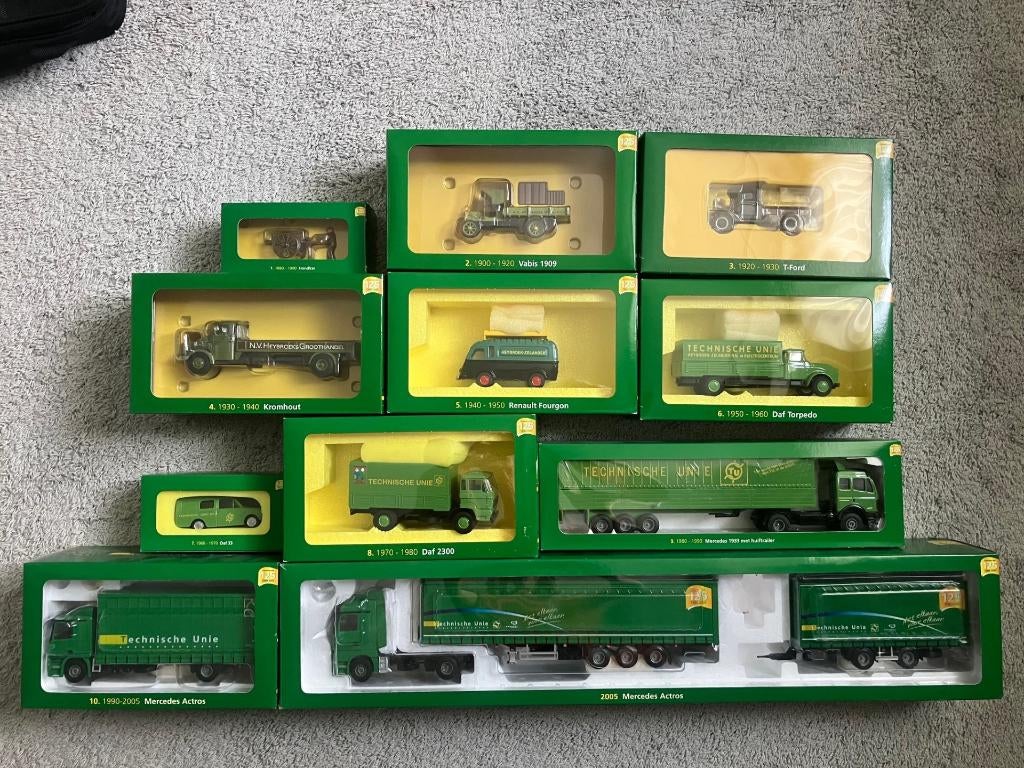 125 Jaar technische Unie serie, Hobby en Vrije tijd, Modelauto's | 1:50, Nieuw, Bus of Vrachtwagen, Lion Toys, Ophalen of Verzenden