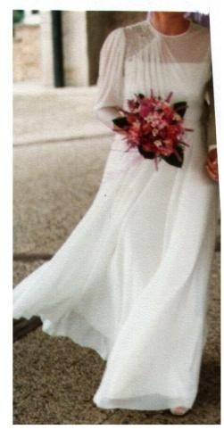 Bruidsjurk of gelegenheidsjurk (maat 38-40) trouwjurk, Ophalen of Verzenden, Zo goed als nieuw, Wit, Trouwjurk