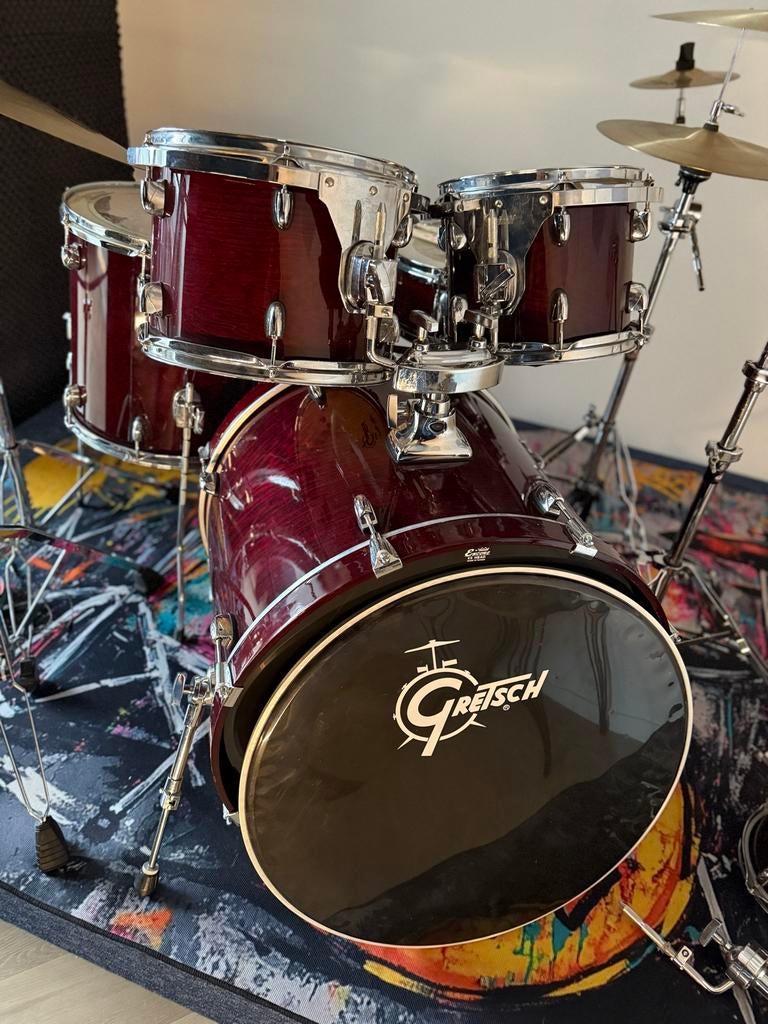 Gretsch Catalina Ash Shellset - Gebruikt, prima staat, Muziek en Instrumenten, Drumstellen en Slagwerk, Ophalen, Gebruikt, Overige merken