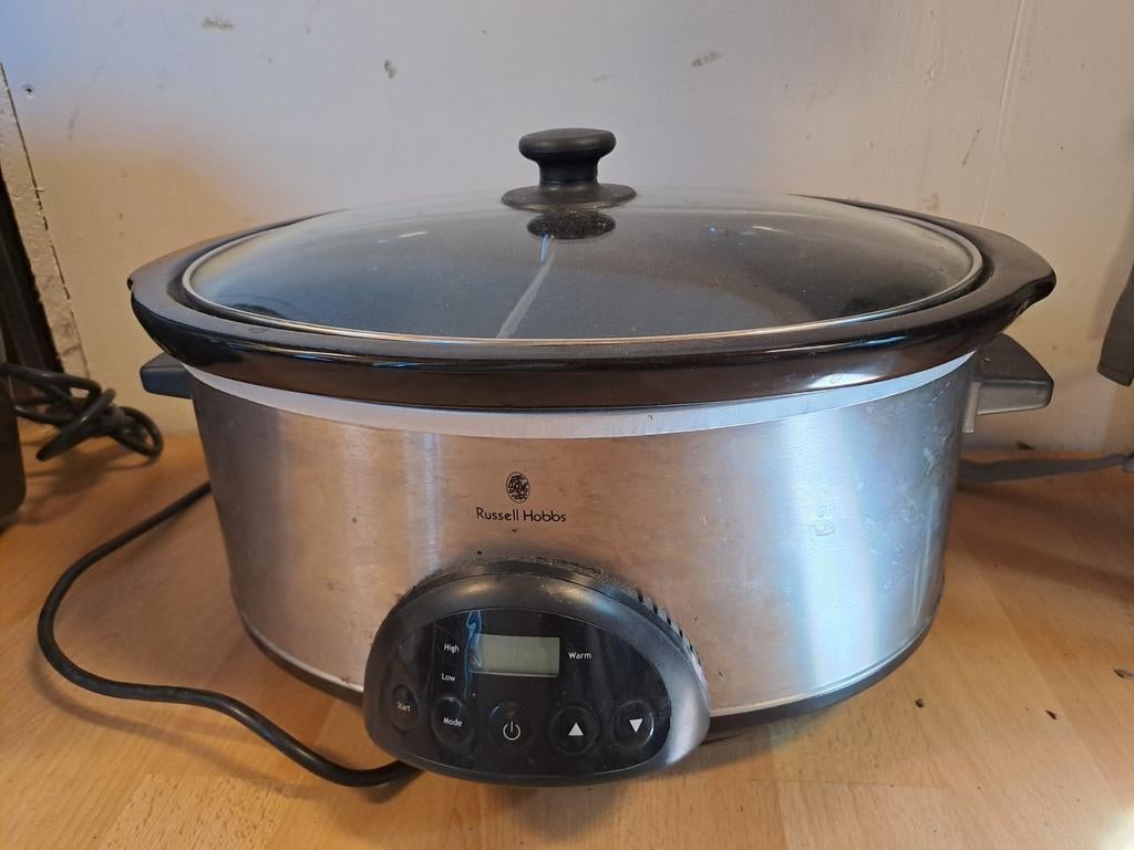 Dual slowcooker Russell Hobbs, Witgoed en Apparatuur, Slowcookers, Ophalen of Verzenden, Zo goed als nieuw