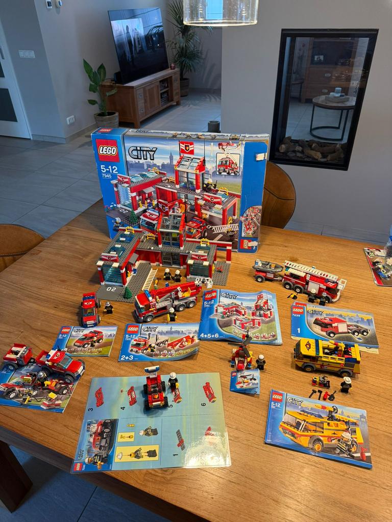 lego brandweer collectie, Ophalen of Verzenden, Zo goed als nieuw