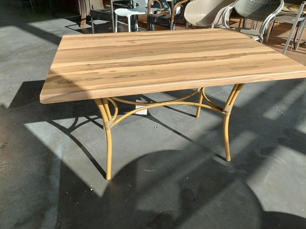 Terrastafel 120x80 cm  *OPRUIMING*, Ophalen, Nieuw, Rechthoekig, Aluminium