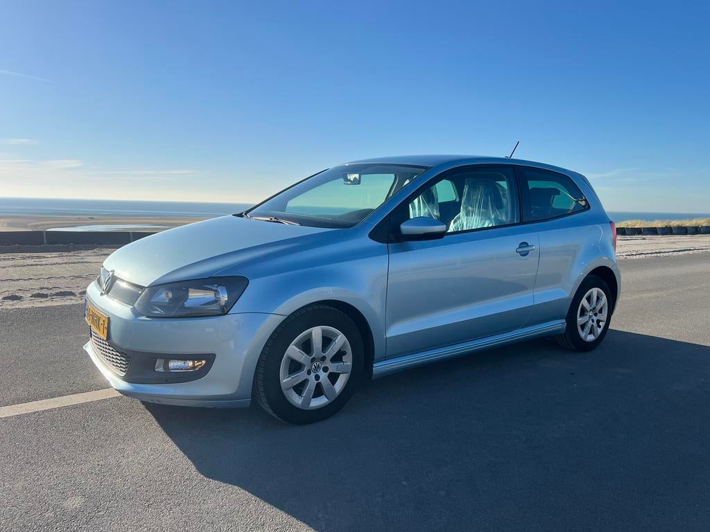 Volkswagen Polo 1.2 TDI 75PK 3D Bluemotion 2010 Blauw, Auto's, Volkswagen, Voorwielaandrijving, Euro 5, Stof, 74 pk