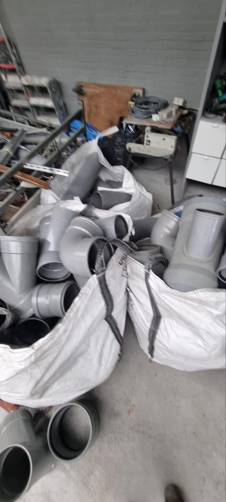 3 big bags met 200mm pvc hulpstukken diversen, Ophalen, Kunststof, Overige typen, 15 m² of meer
