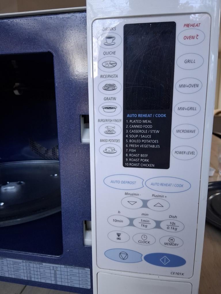 Samsung Vitality CE101K combi oven, Combimagnetron, Crisp, 60 cm of meer, Ophalen of Verzenden