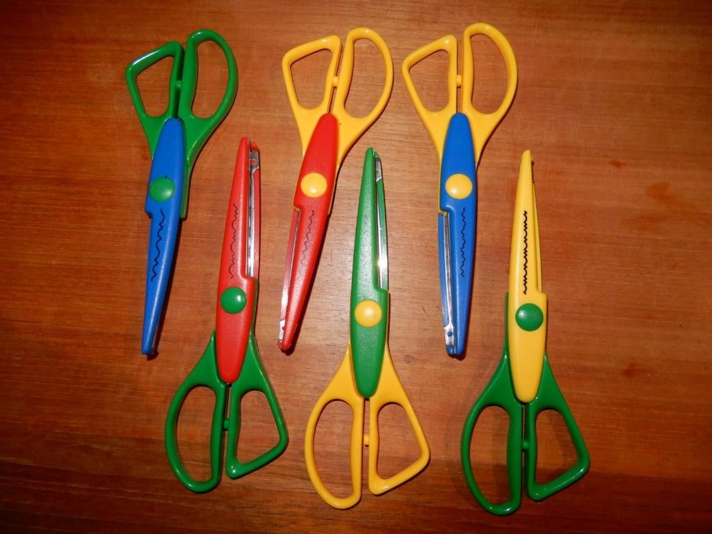 6 figuur scharen, kartelschaar, golf scharen, Verzenden, Nieuw, Knutselwerk