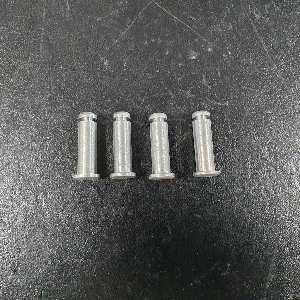 4x Almawood metalen schappendragers, plankendragers, legbor, Niet ingevuld, Gebruikt, Niet ingevuld, Niet ingevuld