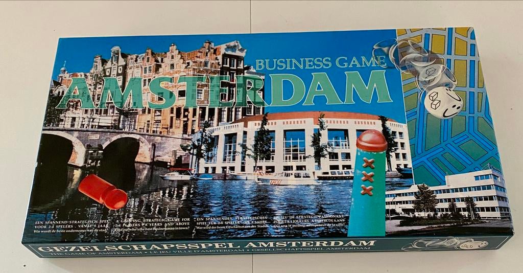 Business Game Amsterdam vintage Gezelschapsspel, Hobby en Vrije tijd, Ophalen of Verzenden, Gebruikt