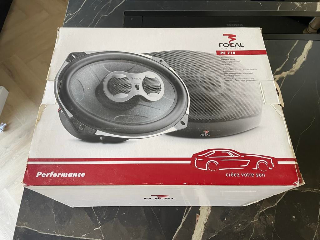 Focal PC 710 Ovale Auto Speakers - Krachtig Geluid, Ophalen of Verzenden, Gebruikt