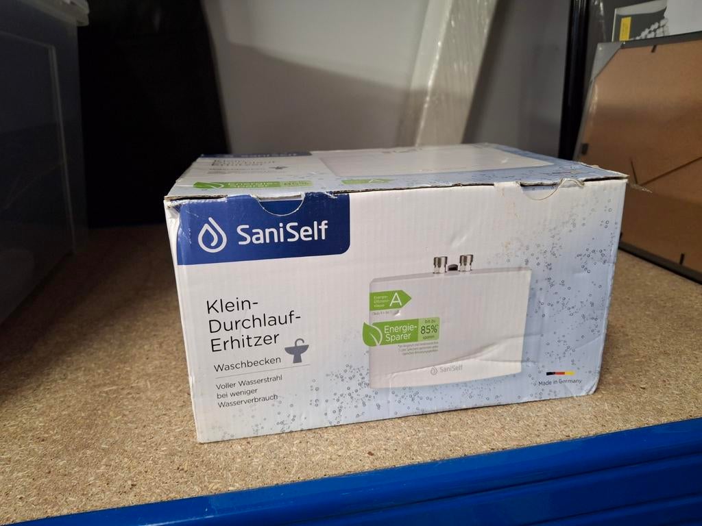 SaniSelf Klein-Doorstroomverwarmer voor wastafel, Ophalen of Verzenden
