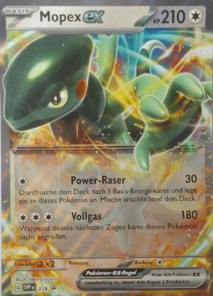 Jumbo Pokémon kaart: Mopex EX (Cyclizar), Ophalen of Verzenden, Gebruikt, Losse kaart