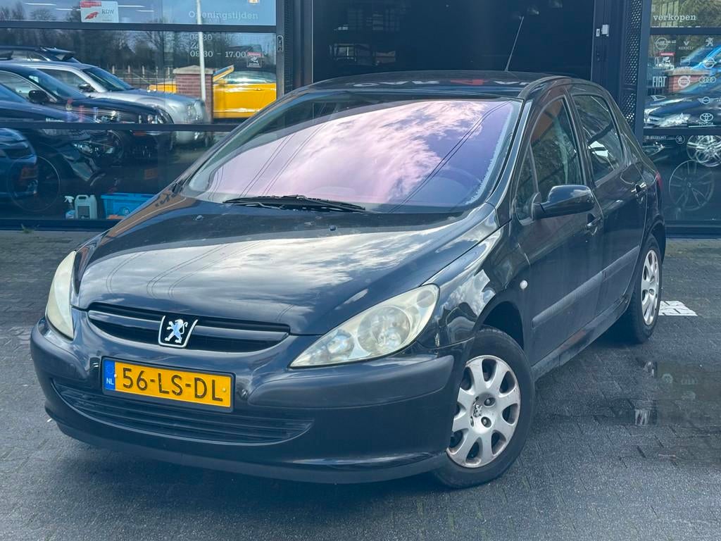 Peugeot 307 1.6-16V XS CRUISE/CLIMA/TREKHAAK/RIJDT PERFECT/N, Auto's, Voorwielaandrijving, Stof, Gebruikt, Zwart
