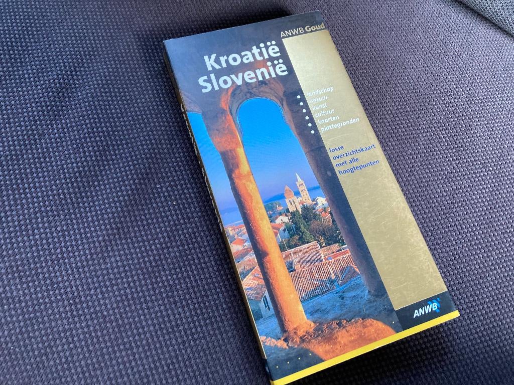 🇭🇷 ANWB Goud - Kroatie Slovenie, Boeken, Reisgidsen, Europa, Ophalen of Verzenden, Zo goed als nieuw, Reisgids of -boek