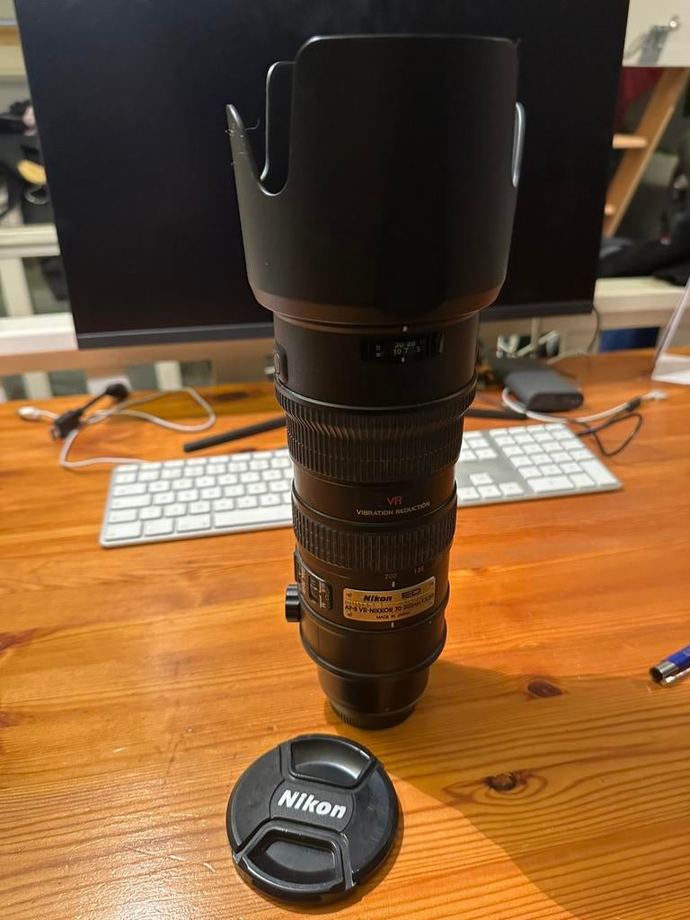 TE KOOP: Nikkor AF-S 70-200 lens 1:2.8G met B+W UV-haze, Ophalen of Verzenden, Zo goed als nieuw, Telelens, Zoom