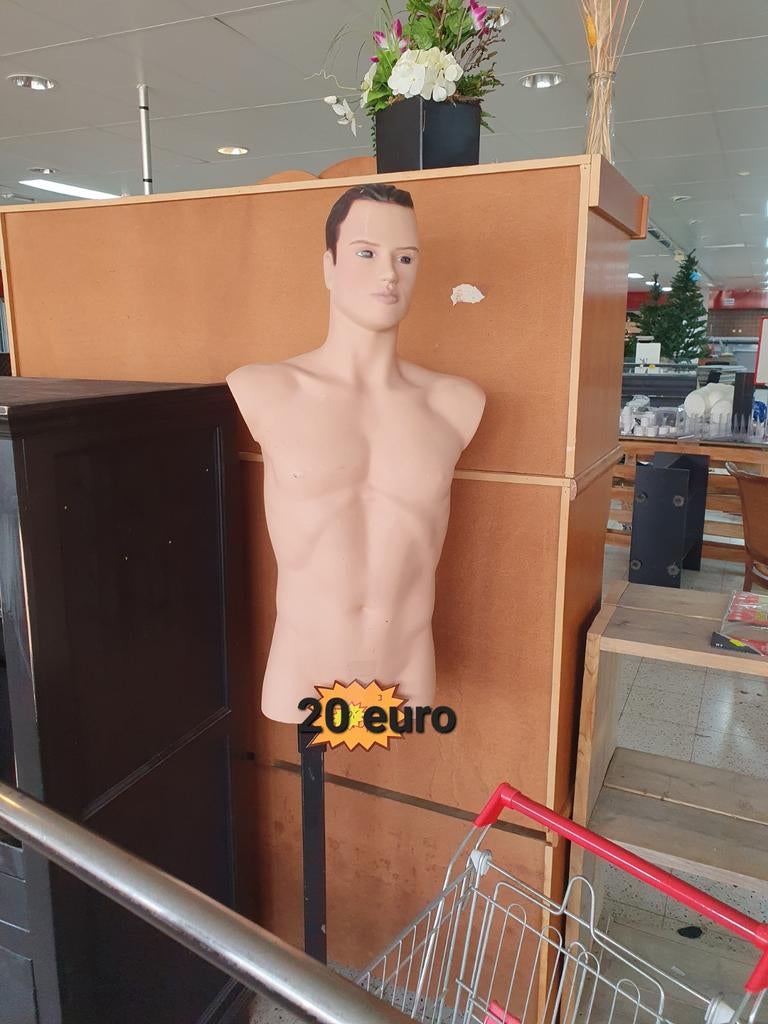 Mannelijke paspop - Mag nu weg voor 25 euro, Ophalen, Onbekend, Onbekend, Onbekend