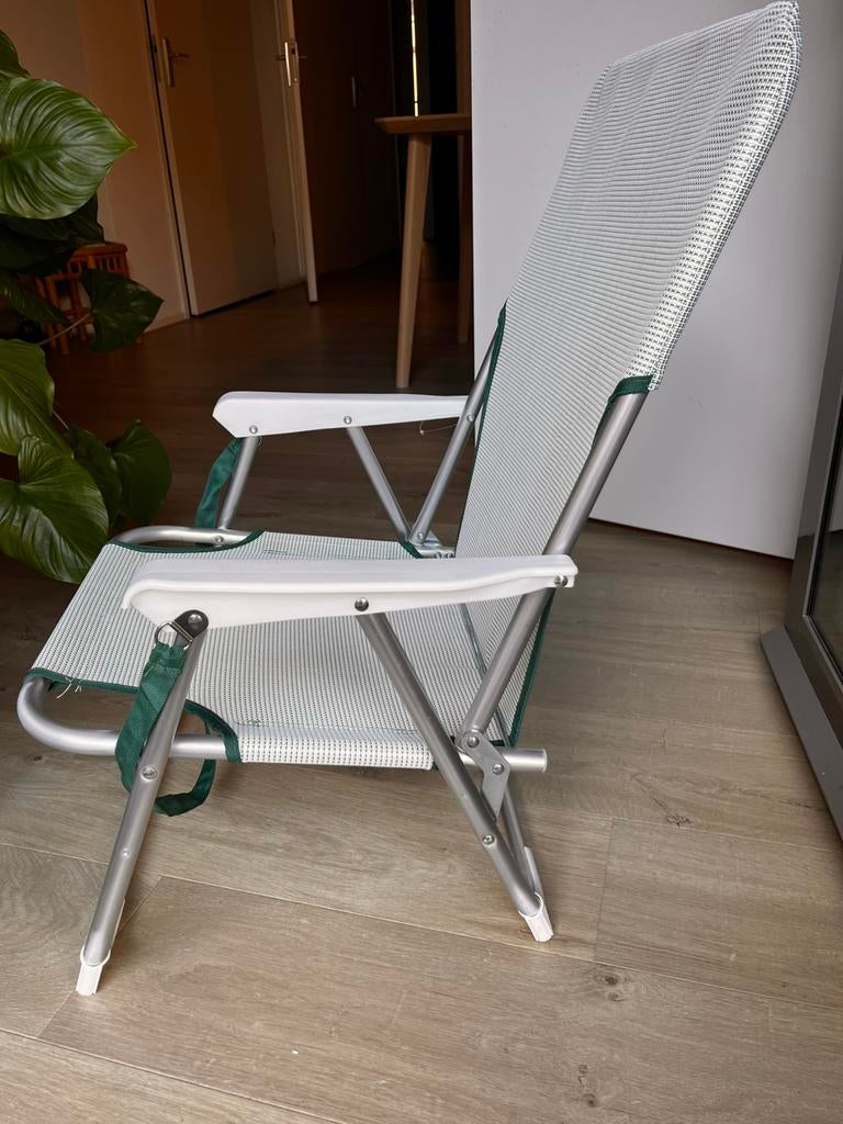 Strandstoeltje laag, Ophalen of Verzenden, Nieuw, Campingstoel