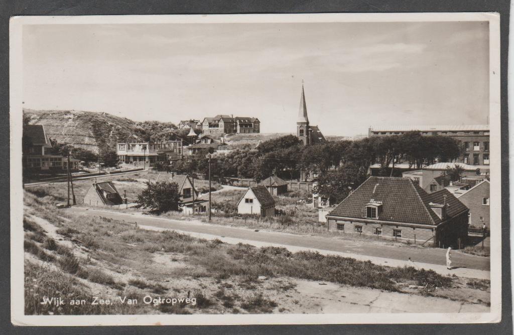 wijk aan zee van ogtropweg, Verzenden, 1940 tot 1960, Gelopen, Noord-Holland