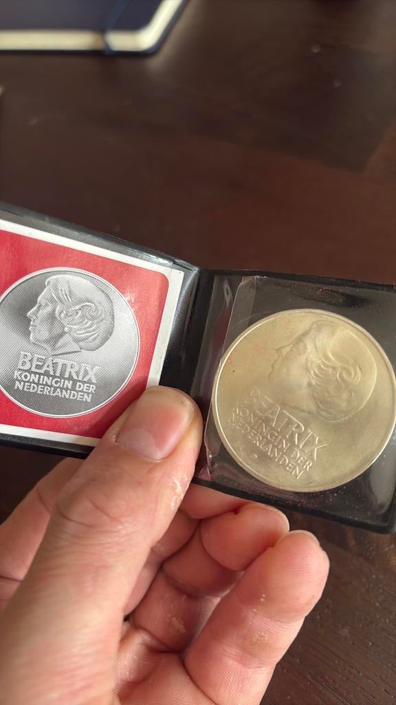 50 gulden munt, Ophalen of Verzenden, Zilver