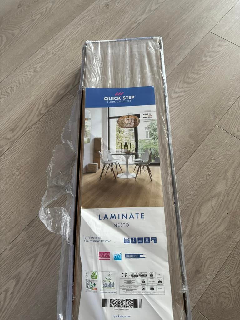 Quickstep laminaat, Ophalen, 50 tot 150 cm, 5 tot 10 m², Zo goed als nieuw