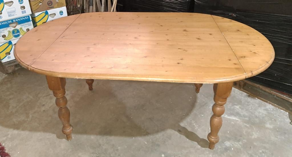 Tafel grenen tafel, Ophalen