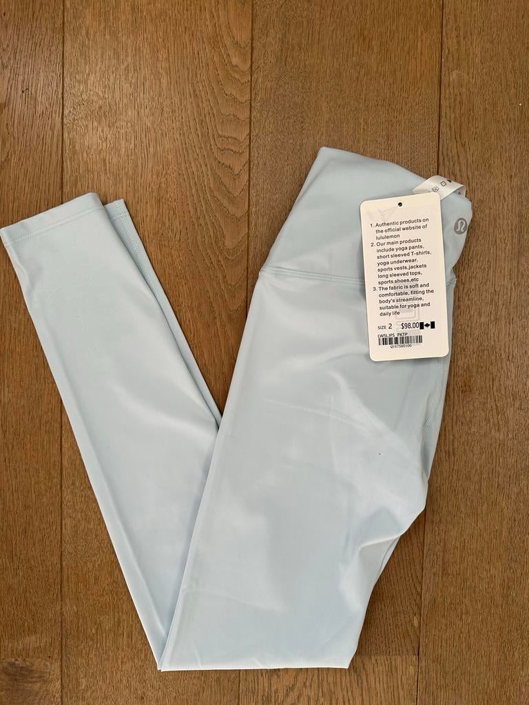 Lululemon sportlegging lichtblauw, Blauw, Nieuw, Ophalen of Verzenden, Fitness of Aerobics