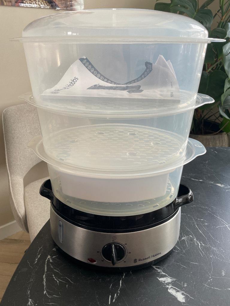 Russell Hobbs stoomkoker, Witgoed en Apparatuur, Slowcookers, Ophalen, Timer, Zo goed als nieuw
