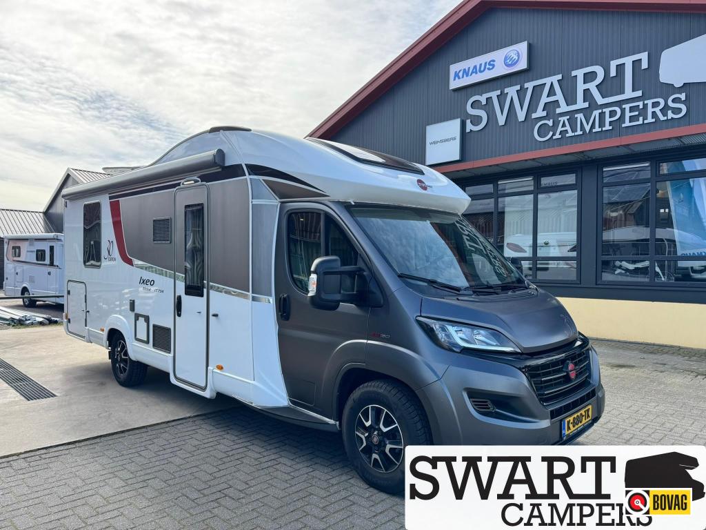 Bürstner Ixeo Time IT 734 4 personen queensbed / he, Caravans en Kamperen, Standaard zit, Ringverwarming, Fiat, Bedrijf
