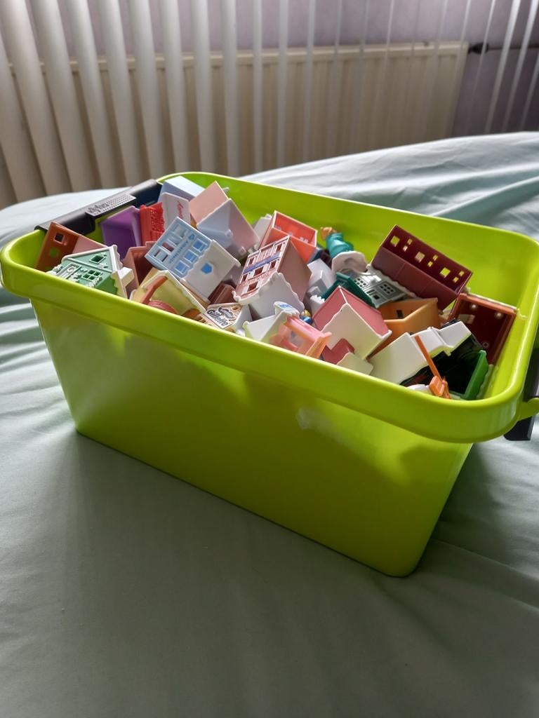 Bal vol met AH . Kerst dorp huisjes !, Ophalen of Verzenden, Zo goed als nieuw