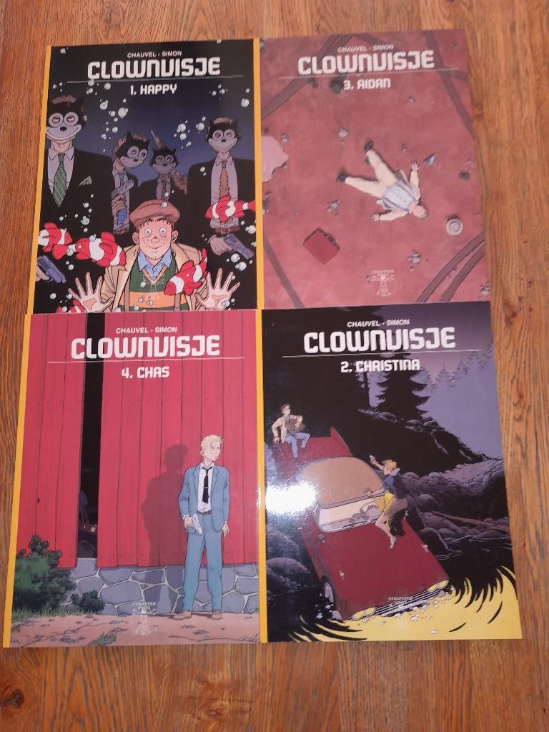 Stripboeken, Clownvisje, Meerdere stripboeken, Ophalen of Verzenden, Gelezen