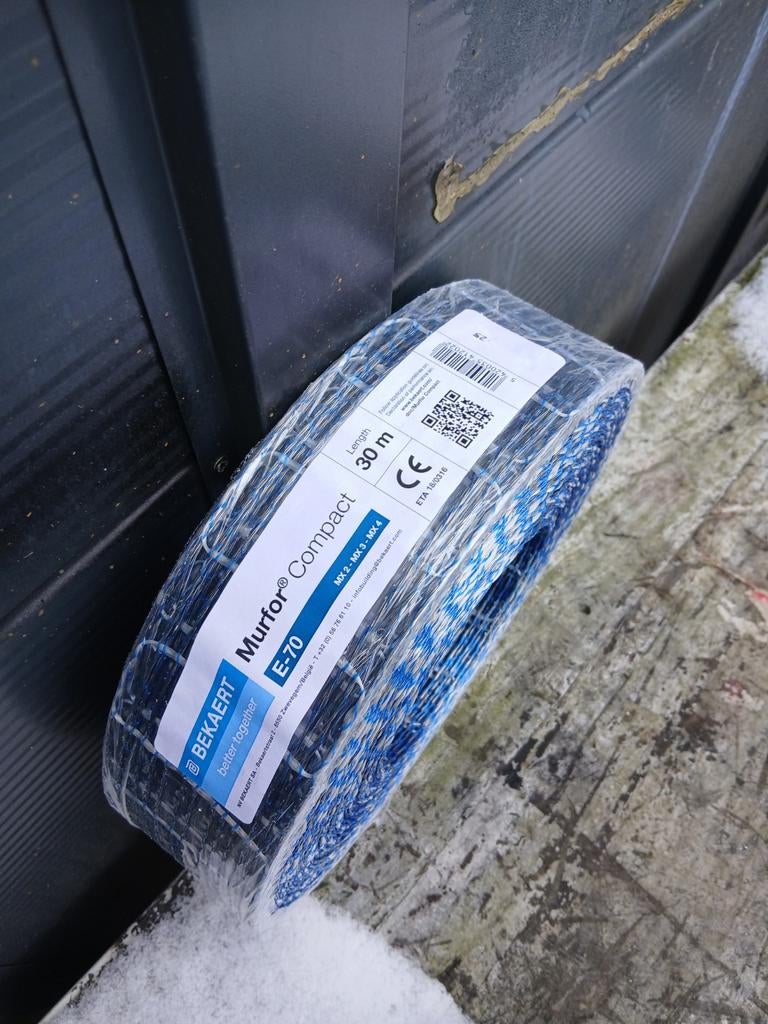 Murfor Compact E-70 wapeningsrol 30 m1, Ophalen of Verzenden, Nieuw, Overige typen