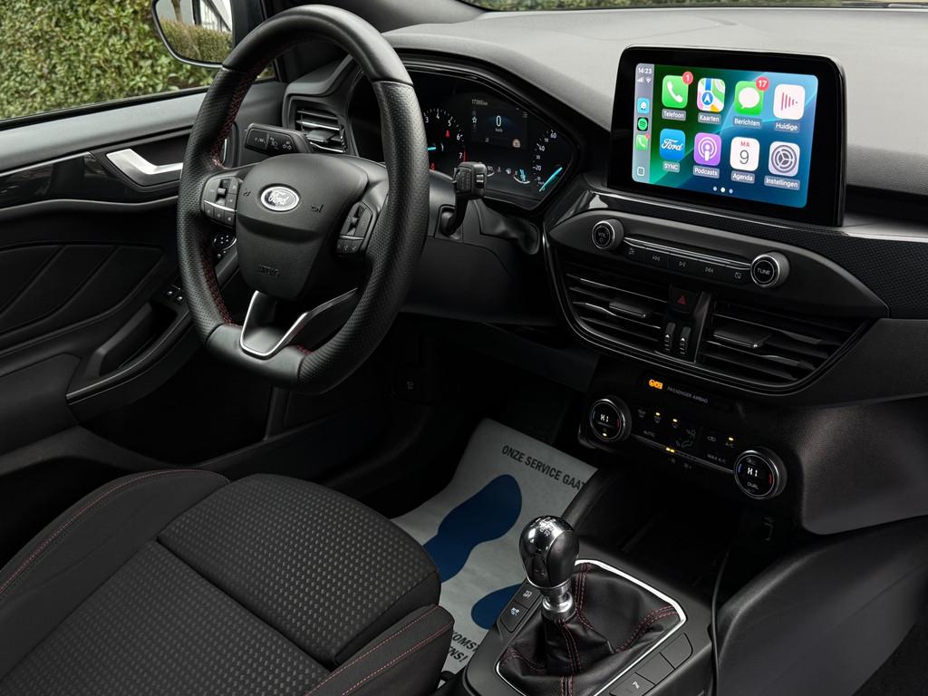 Ford Focus Wagon 1.0 EcoBoost HYBRID ST Line Business - PARK, 125 pk, Blauw, Hybride Elektrisch/Benzine, Onderhoudsboekje