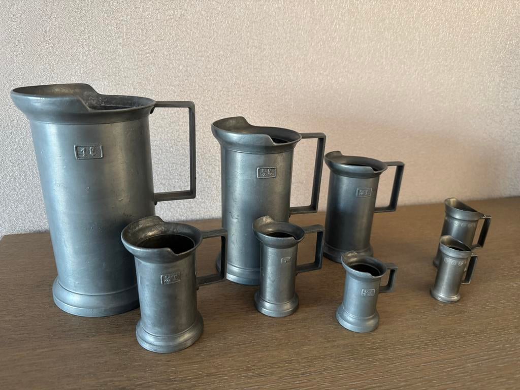 Antiek Tin in perfecte staat., Ophalen of Verzenden