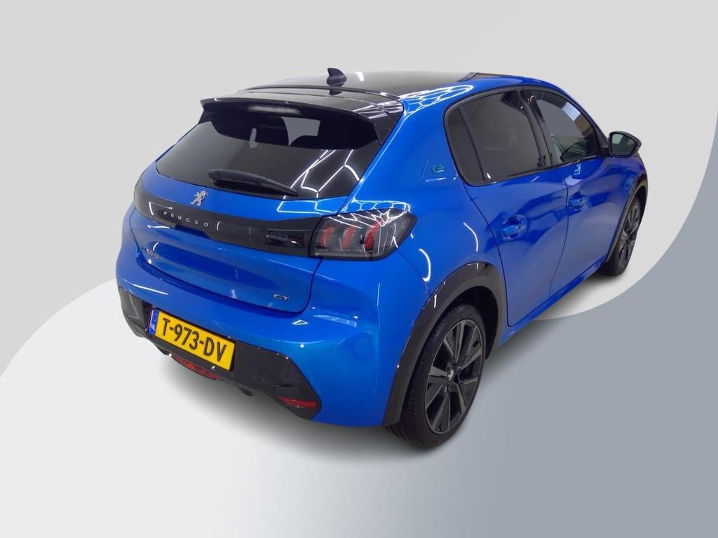 Peugeot e-208 EV GT 350 50 kWh | 48000 KM | Full Options | S, Gebruikt, 351 km, Blauw, Origineel Nederlands