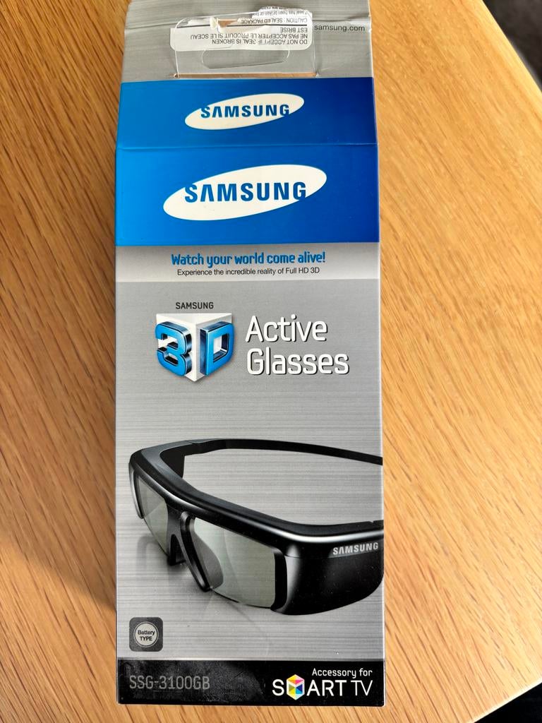 Samsung 3D Active Bril SSG-3100GB 2 stuks, Ophalen of Verzenden, Zo goed als nieuw