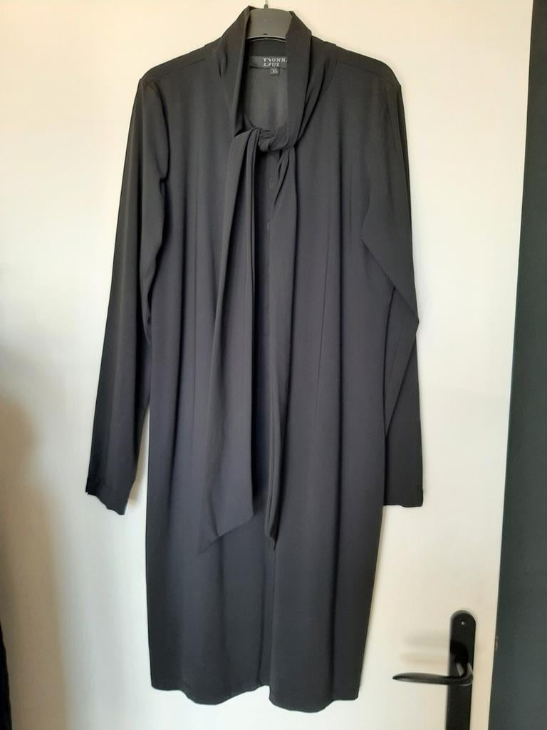 Zwarte jurk van Donna Due,maat XL, Kleding | Dames, Jurken, Zwart, Maat 46/48 (XL) of groter, Ophalen of Verzenden, Zo goed als nieuw
