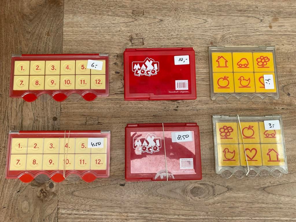 Losse mini/maxi/bambino locodoos/loco dozen, zgan, Kinderen en Baby's, Speelgoed | Educatief en Creatief, Zo goed als nieuw, Puzzelen