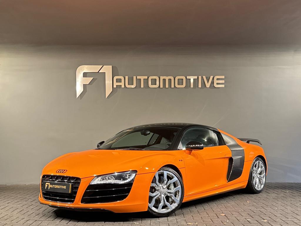 Audi R8 5.2 V10 FSI Ceramic|Carbon|Capristo|Audi Exclusive, Auto's, Automaat, Gebruikt, Zwart, Leder