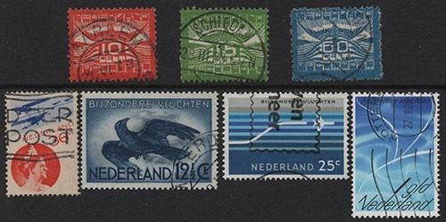 Luchtpost kaveltje gebruikt, Ophalen of Verzenden, T/m 1940, Gestempeld