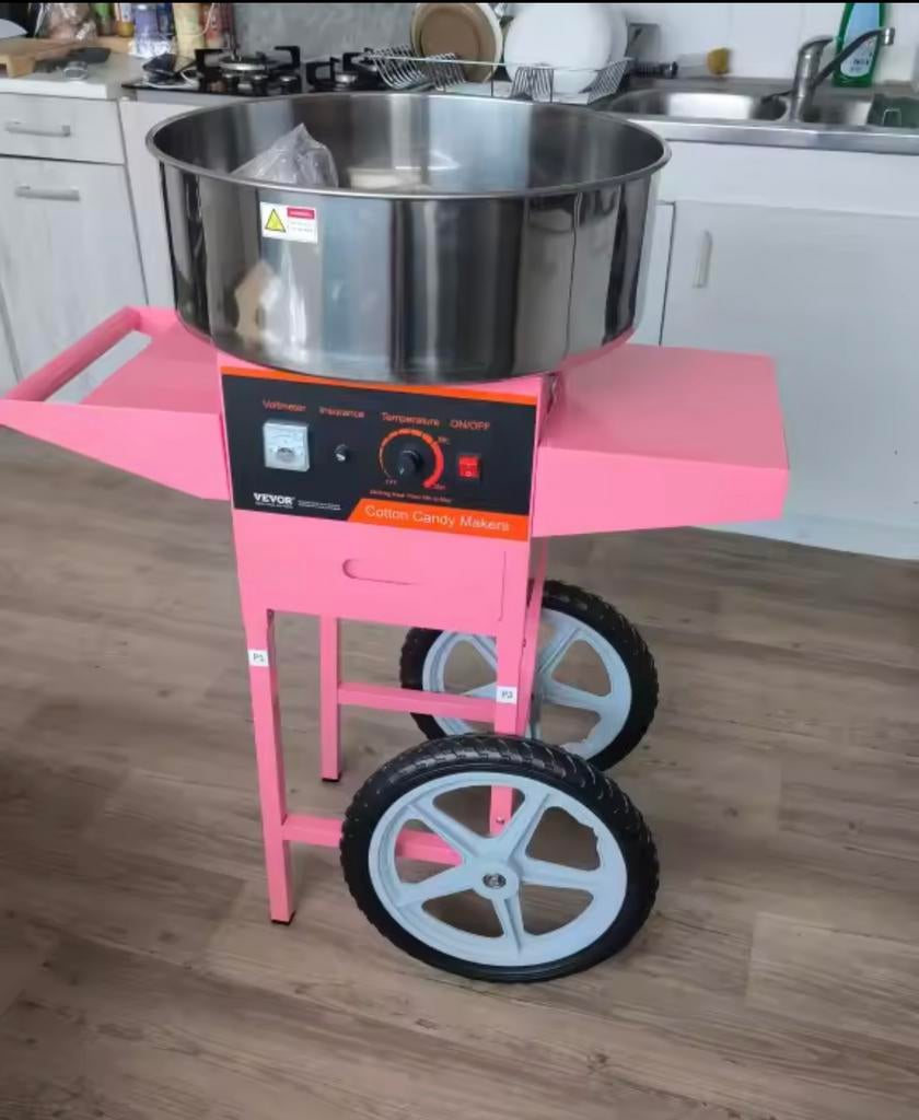 Nieuw in doos suikerspinmachine, popcorn! Kermis/suikerspin, Ophalen of Verzenden, Nieuw, Overige