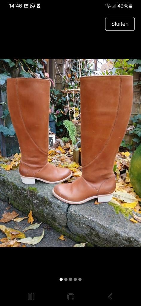 Kop en Staart laarzen, Kleding | Dames, Ophalen of Verzenden, Zo goed als nieuw, Zwart, Hoge laarzen