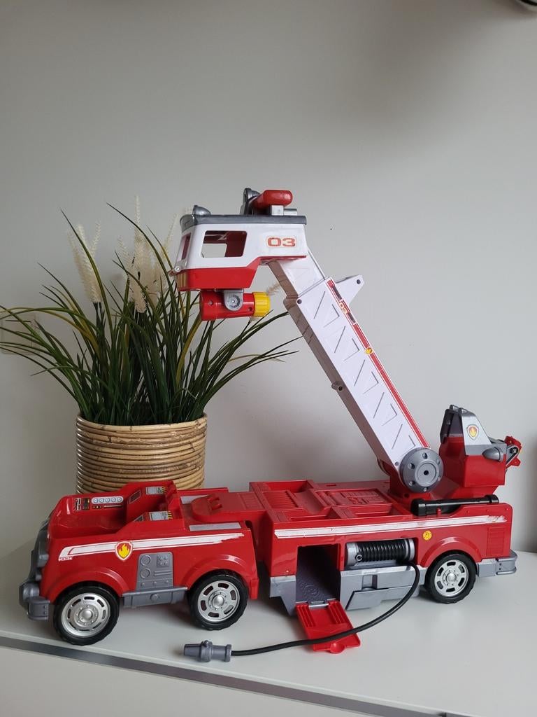 Paw Pawtrol brandweerauto met Licht en geluid, Ophalen of Verzenden