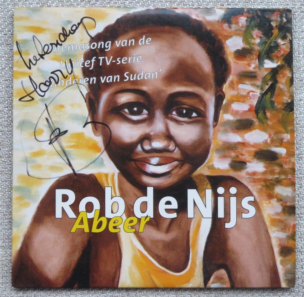 CD single Rob de Nijs: Abeer ( GESIGNEERD ), Cd's en Dvd's, Ophalen of Verzenden, Zo goed als nieuw