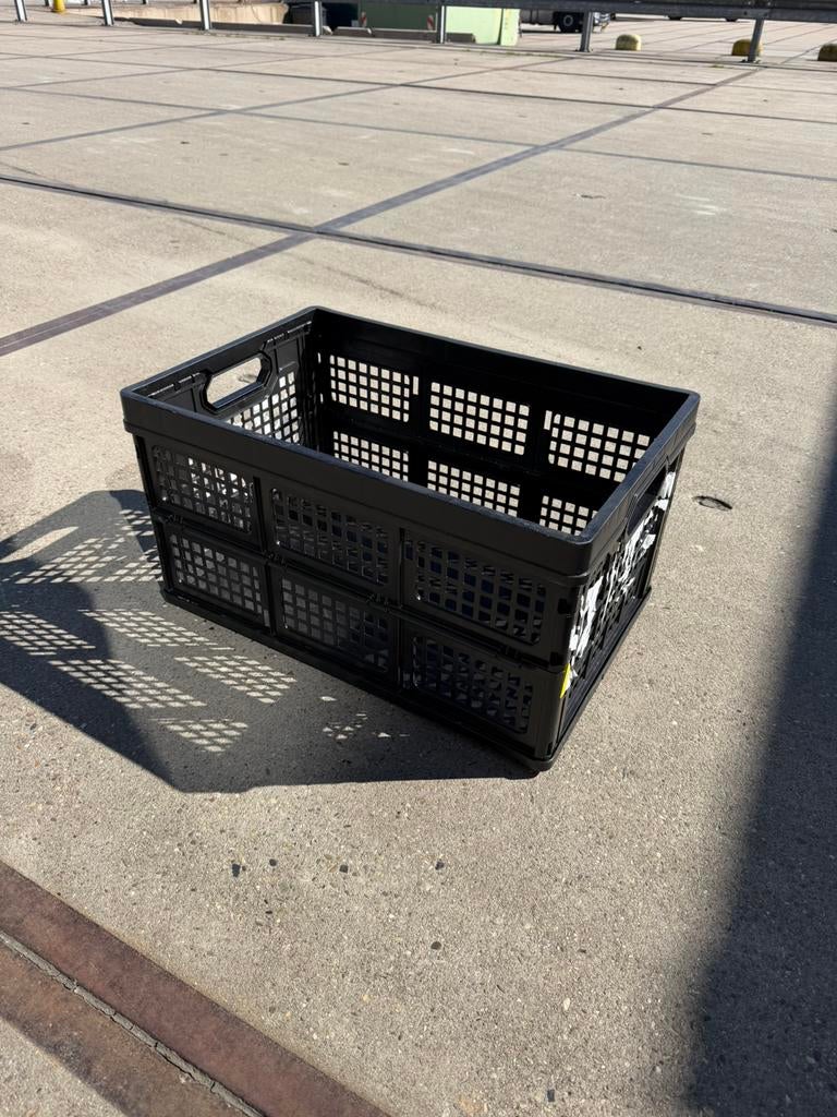 800x zwarte klapkratten goede kwaliteit, Ophalen, Zo goed als nieuw, Overige typen, Minder dan 35 cm